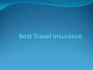 Best travel insurance