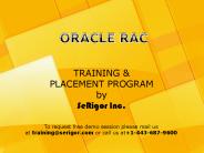 Oracle RAC Training and Placement Program
