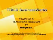 TIBCO training and Placement Program