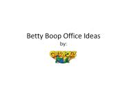 Betty Boop Office Ideas