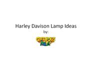 Harley Davidson Lamp Ideas