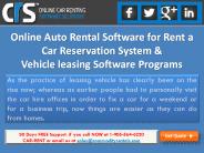Fully Featured Car Hire Software System by CarRentingSolution
