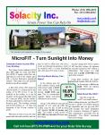 Solacity Inc. Ontario MicroFIT Program Information Brochure PowerPoint PPT Presentation
