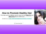 How to Promote Healthy Hair