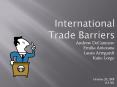 International Trade Barriers PowerPoint PPT Presentation