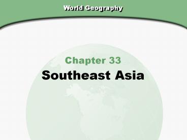 World Geography