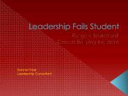 Leaders Fail to Take Strong Action At Rutgers University