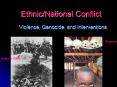 Ethnic/National Conflict PowerPoint PPT Presentation