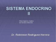 SISTEMA ENDOCRINO II