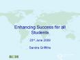 Enhancing Success for all Students PowerPoint PPT Presentation