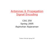 Antennas & Propagation Signal Encoding