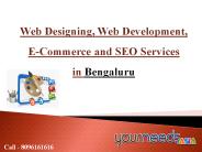 SEO Services Bengaluru, Web Development, Bengaluru HTML5 Website Designing
