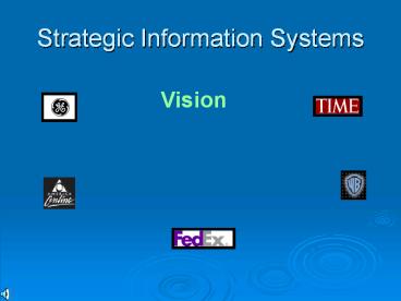 Strategic Information Systems