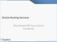Oracle Hosting Services: Why Hosted ERP Scares Some Companies PowerPoint PPT Presentation