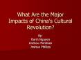 What Are the Major Impacts of China’s Cultural Revolution? PowerPoint PPT Presentation