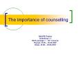 The importance of counselling PowerPoint PPT Presentation
