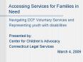 Accessing Services for Families in Need PowerPoint PPT Presentation