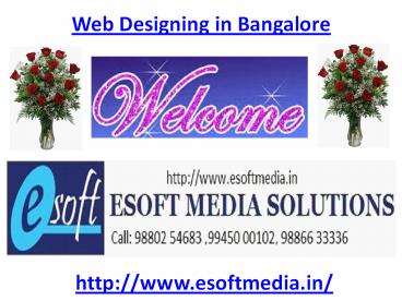 Web Designing in Bangalore