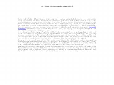 restaurant indianapolis