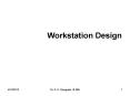 Workstation Design PowerPoint PPT Presentation