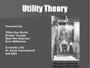 Utility Theory