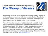 Department of Plastics Engineering
