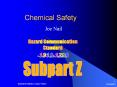 Chemical Safety PowerPoint PPT Presentation