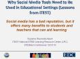 Why Social Media Tools Need to Be Used in Educational Settings (Lessons from ITEST) PowerPoint PPT Presentation
