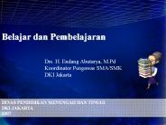 Belajar dan Pembelajaran