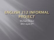 Eng 212 Presentation