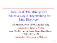 Relational Data Mining with Inductive Logic Programming for Link Discovery