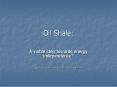 Oil Shale: PowerPoint PPT Presentation