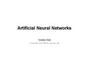 Artificial Neural Networks