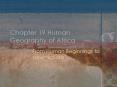 Chapter 19 Human Geography of Africa PowerPoint PPT Presentation