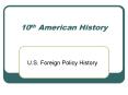 10th American History PowerPoint PPT Presentation