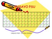 ENSAYO PSU