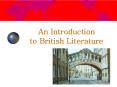An Introduction to British Literature PowerPoint PPT Presentation