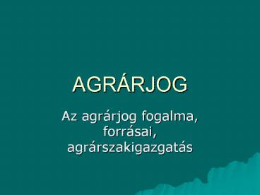 AGRБRJOG