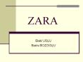 ZARA PowerPoint PPT Presentation
