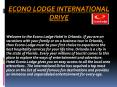 econo lodge international drive PowerPoint PPT Presentation
