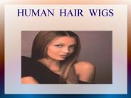 Human hair wigs