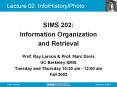 Lecture 02: Info/History/Photo PowerPoint PPT Presentation