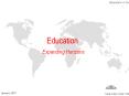 Education Expanding Horizons PowerPoint PPT Presentation