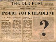 Old Style News Paper