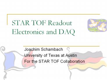 STAR TOF Readout Electronics and DAQ