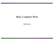 Basic Computer Parts