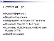 Powers of Ten