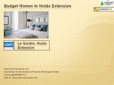Ajnara Le Garden Noida Extension