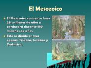 El Mesozoico