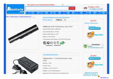 4400mAh 14.8V batteria per Asus A52J